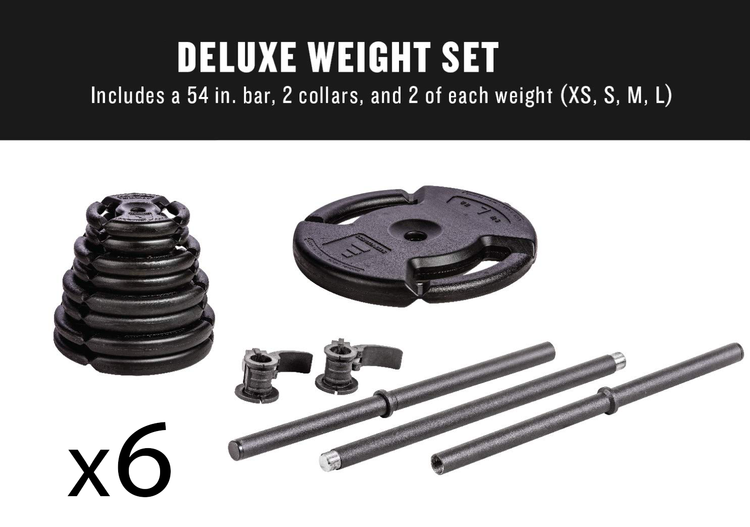 STEP FITNESS 4 WEIGHT SET SIX PACK Step Fitness