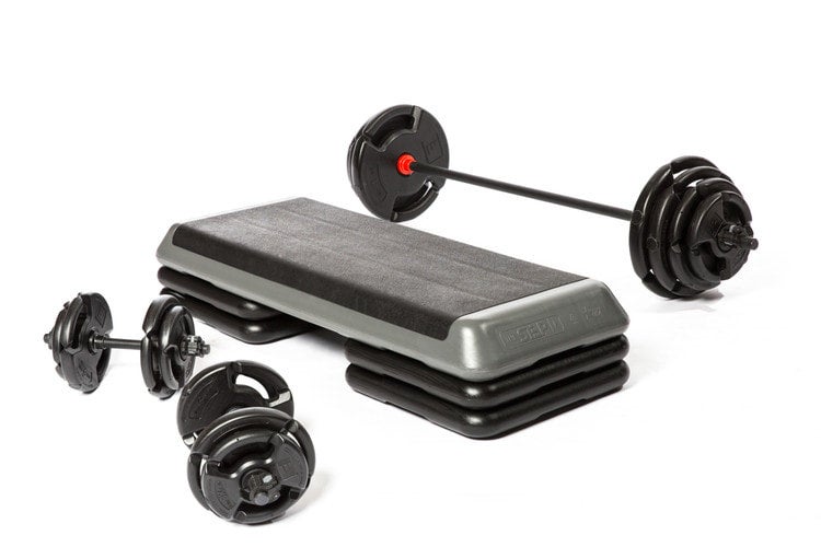 The step barbell hot sale set